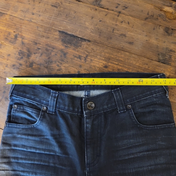 Tap A L'oeil black distressed wash biker Jean - Picture 8 of 15